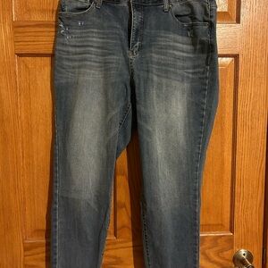 Time and Tru Dark Wash Skinny Jeans